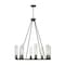 Z-Lite Beau 8 Light Chandelier, Bronze & Clear 3031-8BRZ - alternate 5